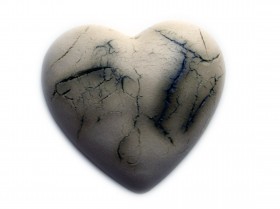 Heart cracked earth