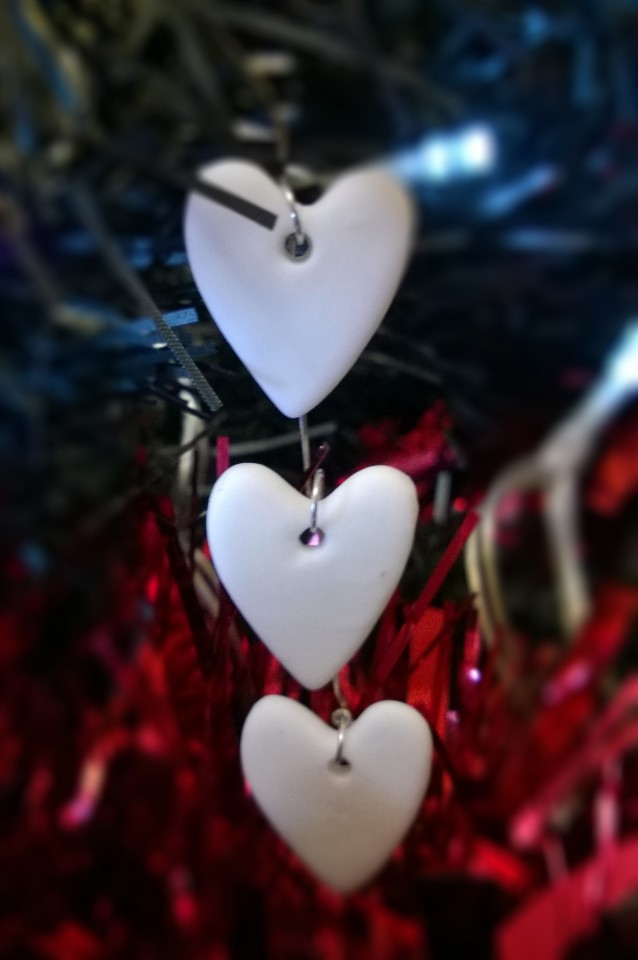 Photo of Handmade Christmas Decoration triple heart